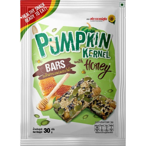 Pumpkin Kernel Bars with Honey