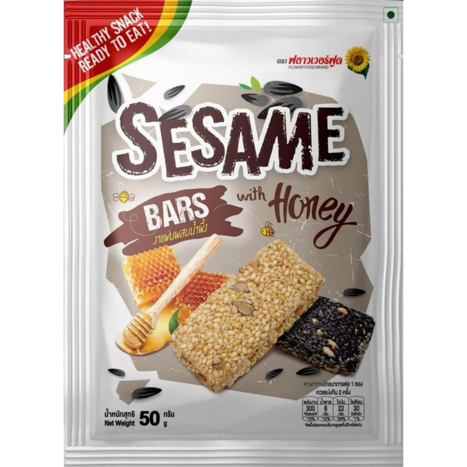 Sesame Bars with Honey